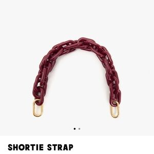 CLARE V. Shortie Strap Resin EUC